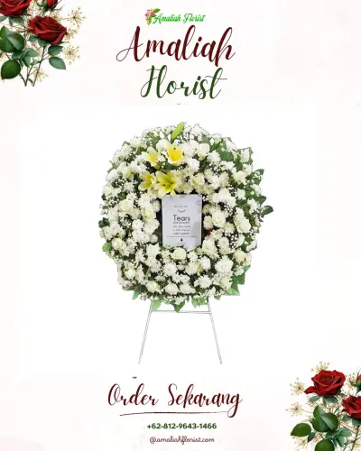 Krans Bunga Duka Cita di Tembarak